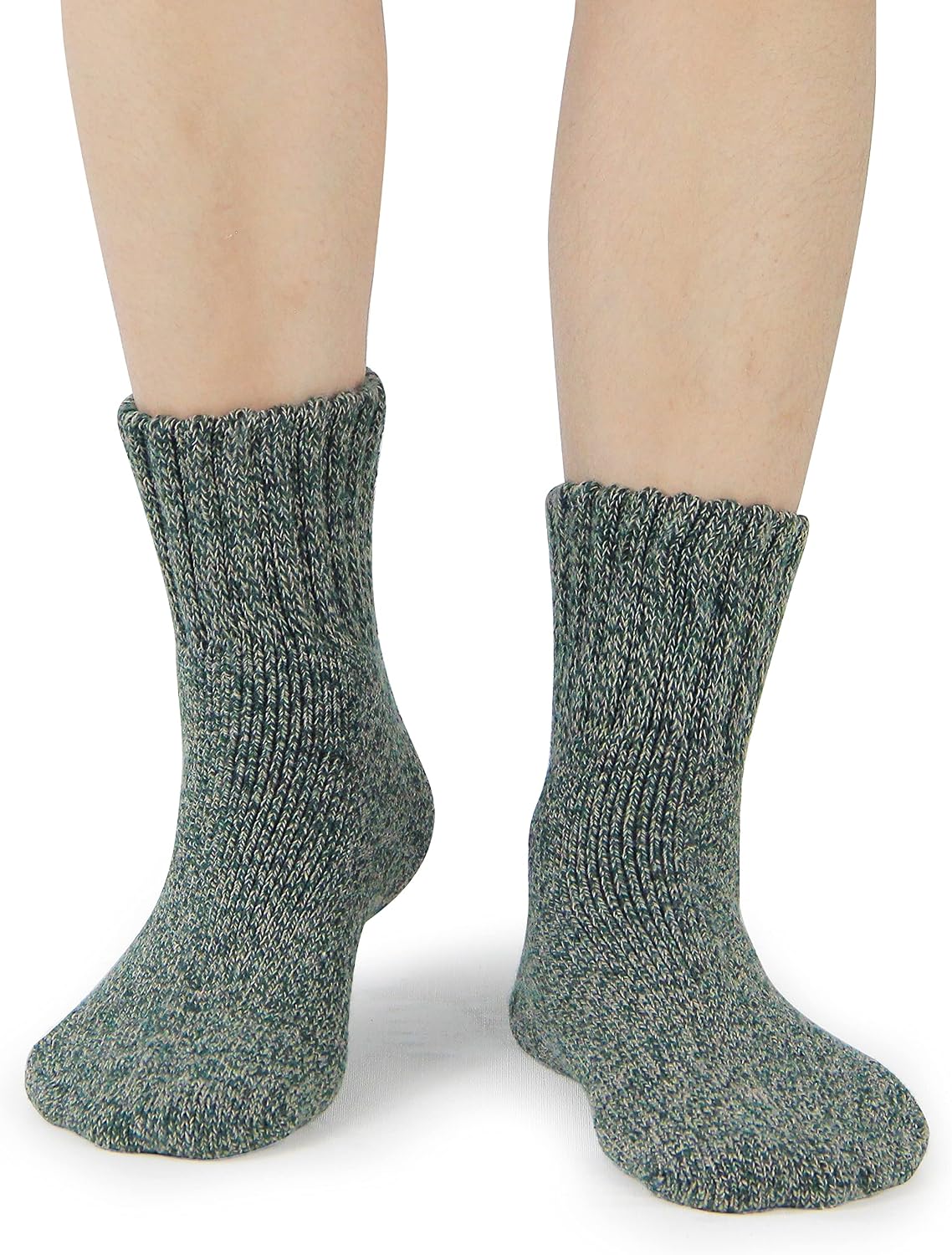 BenSorts Women's Winter Boots Socks Thick Warm Cozy Crew Socks Solid Color Gifts