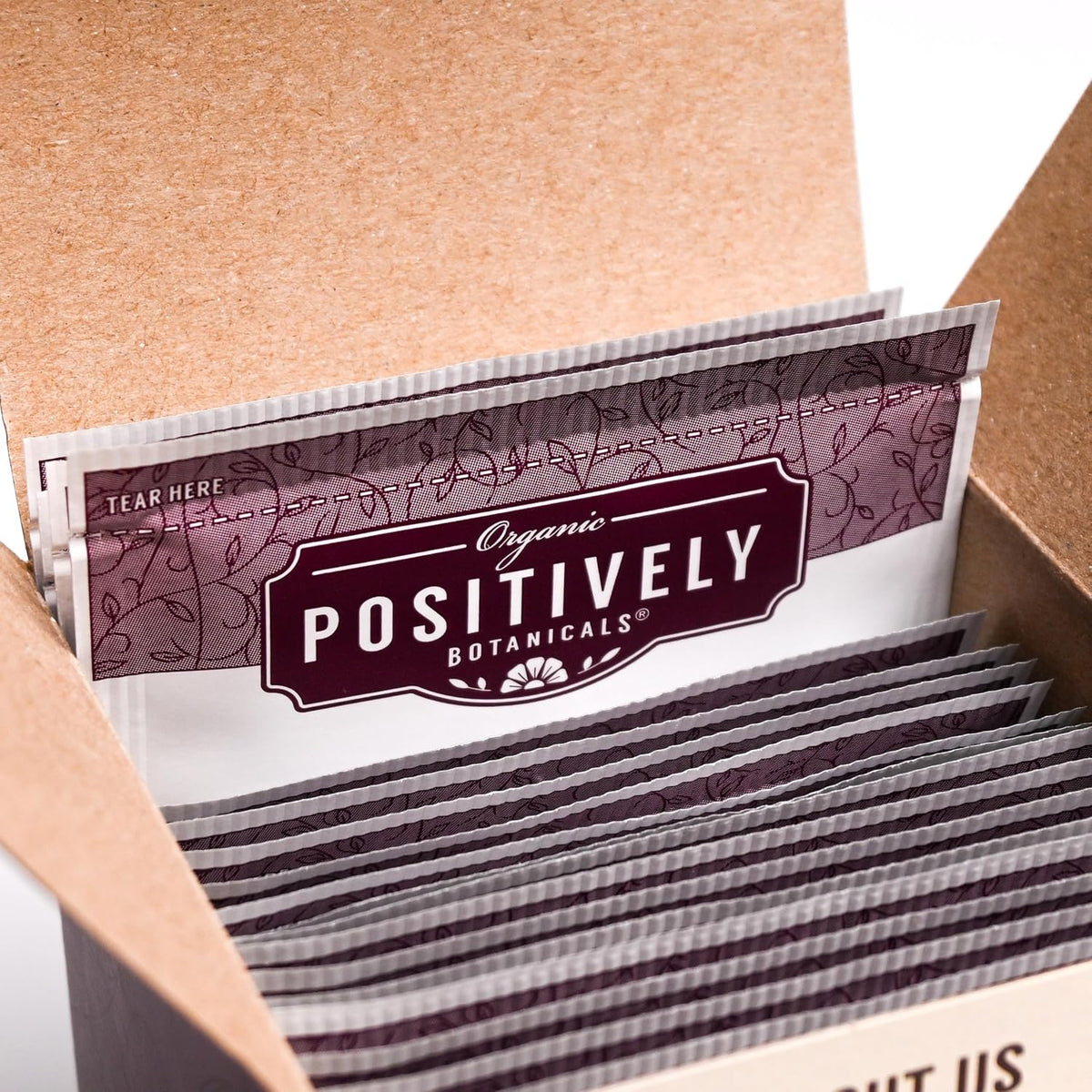 Organic Positively Botanicals Company, Nettle Leaf Herbal Tea Bags, 20 Count