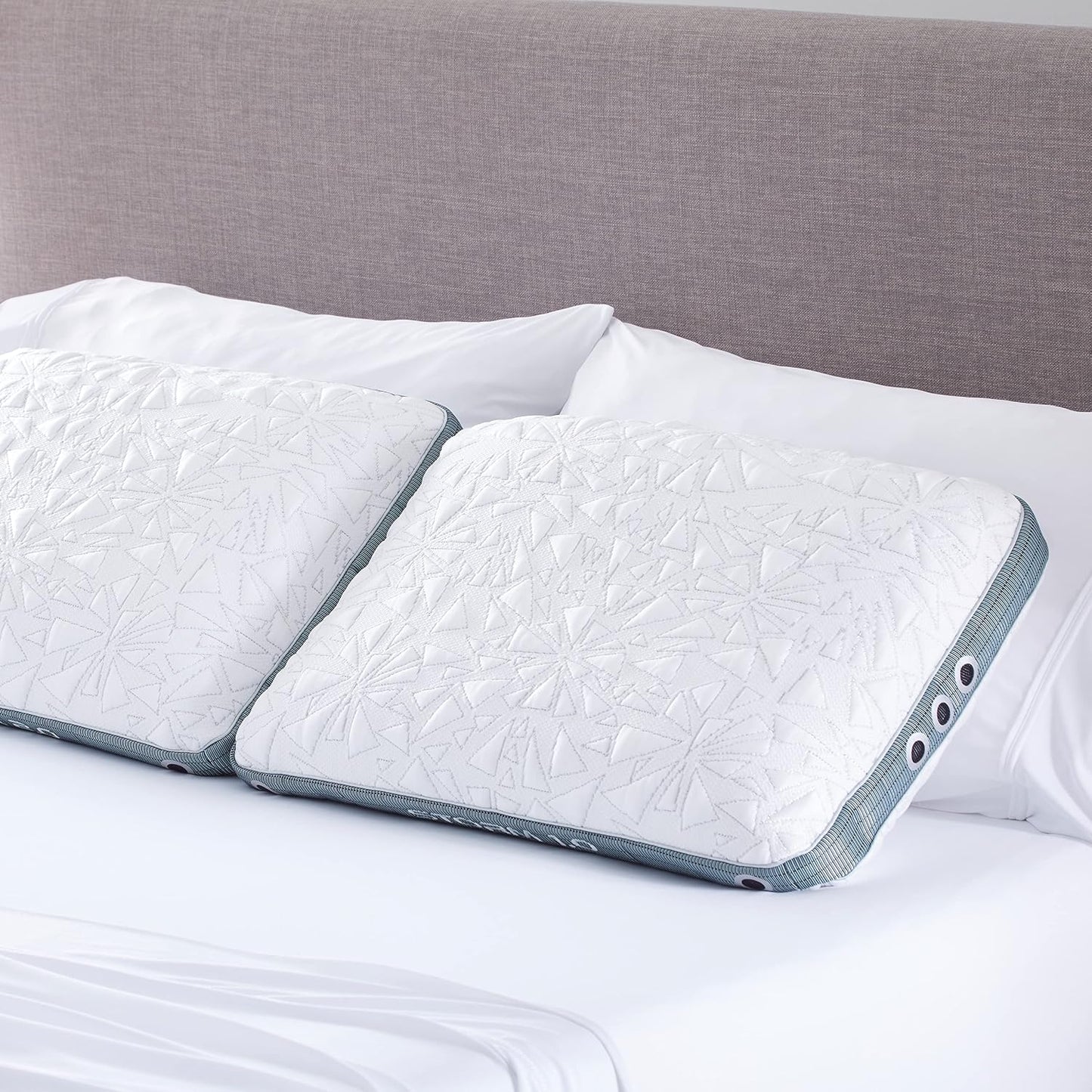 Bedgear Storm Performance Pillow, 1.0 Cooling Pillow for Side Sleepers, Medium Firm Support, Ver-Tex Cooling Cover, Air-X Mesh, Washable