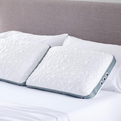 Bedgear Storm Performance Pillow, 1.0 Cooling Pillow for Side Sleepers, Medium Firm Support, Ver-Tex Cooling Cover, Air-X Mesh, Washable