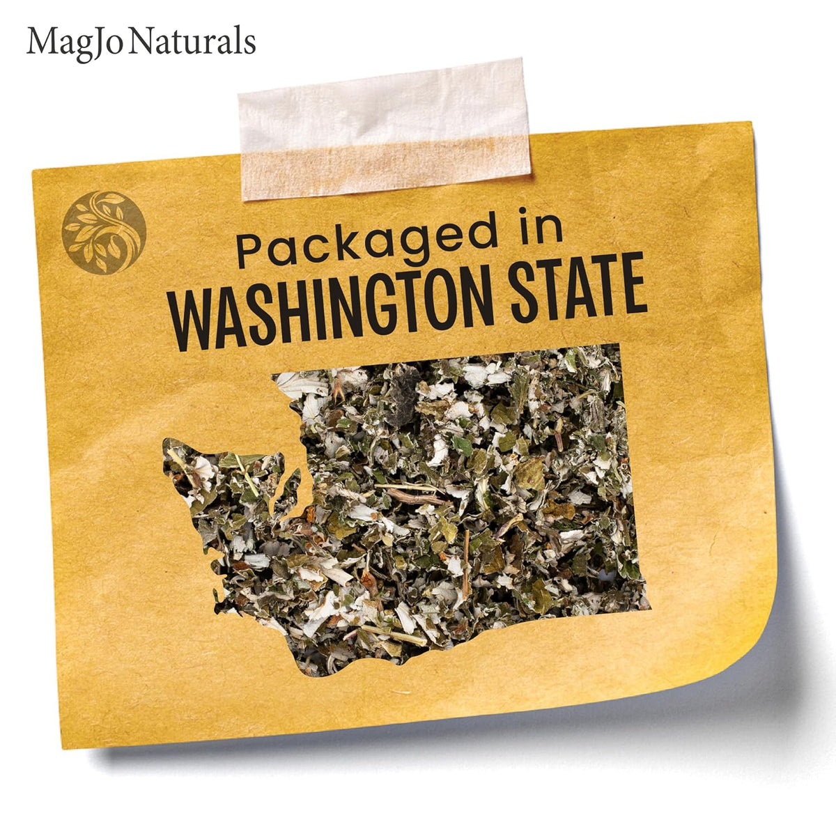 MagJo Naturals, Red Raspberry Leaf (16 Oz) Dried leaves, Wild-Harvest, herbal tea, Cut & Sifted, Packaged in USA, resealable bag