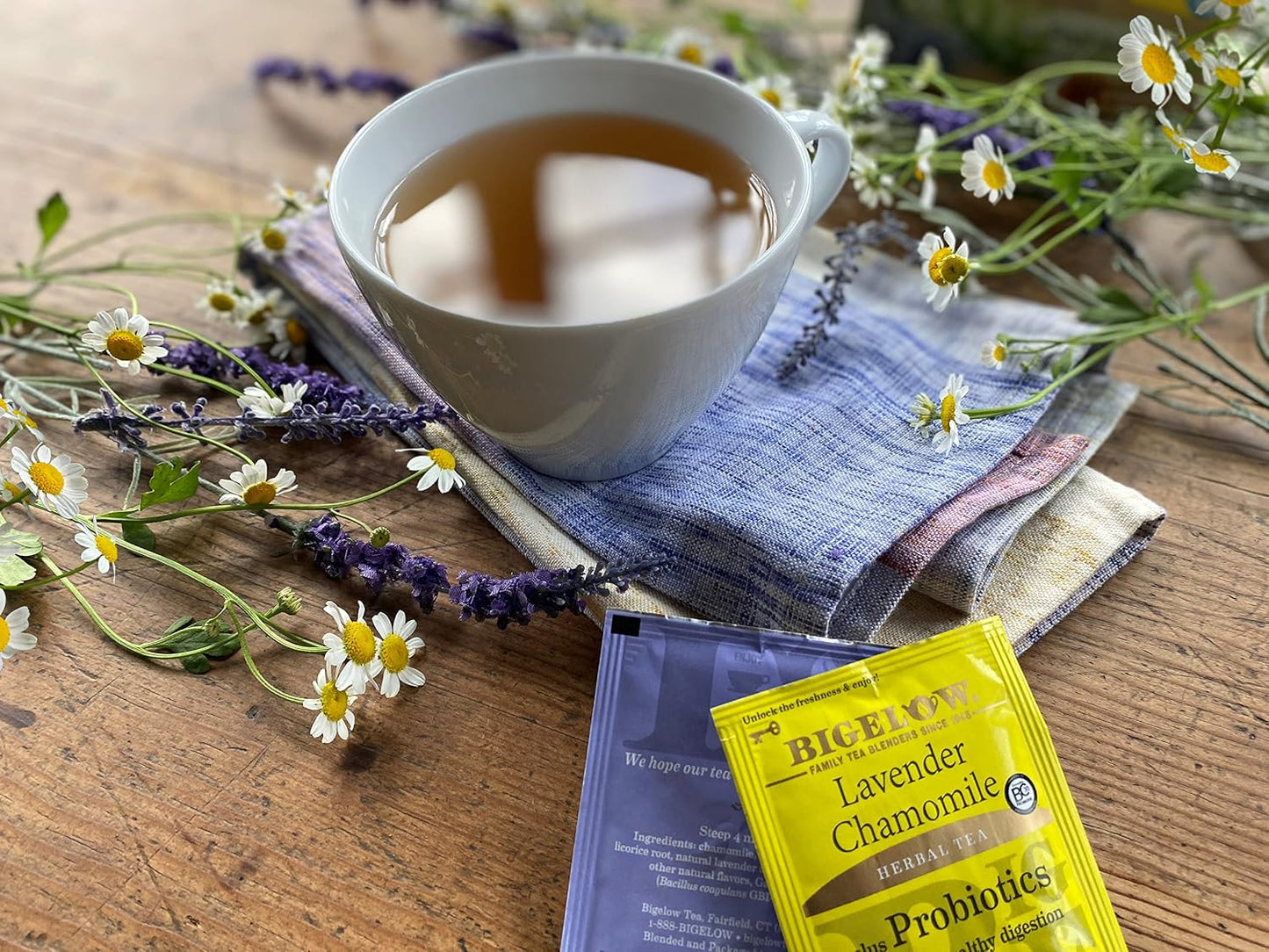Bigelow Tea Cozy Chamomile Herbal Tea, Caffeine Free Tea with Chamomile Flowers, 20 Count Box (Pack of 6), 120 Total Tea Bags