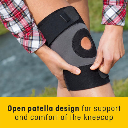 FUTURO Performance Compression Knee Support, Ideal for Everyday Activities, One Size - Black