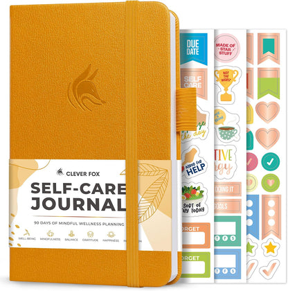 Clever Fox Self-Care Journal for Women, Daily Planner 5.8x8.3 Aquamarine