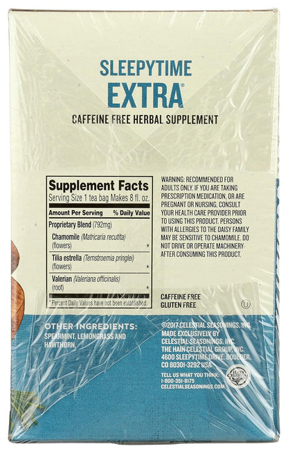 Celestial Seasonings Herbal Tea Sleepytime Extra, 40 ct