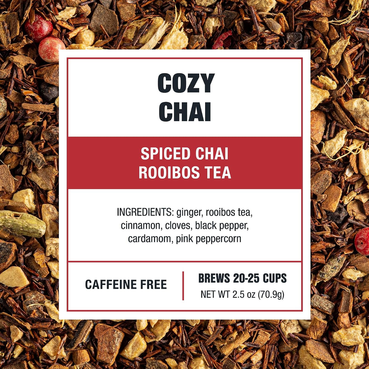 Tiesta Tea Cozy Chai Loose Leaf Spiced Chai Rooibos Tea 2.5oz