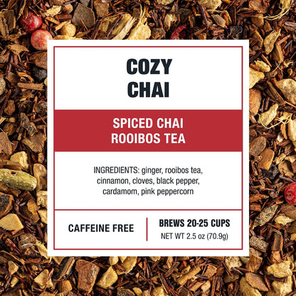 Tiesta Tea Cozy Chai Loose Leaf Spiced Chai Rooibos Tea 2.5oz