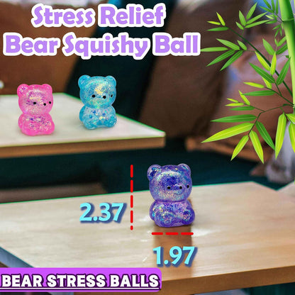 ZTATU Gummy Bear Squishy Stress Balls for Adults Collectible Figurines