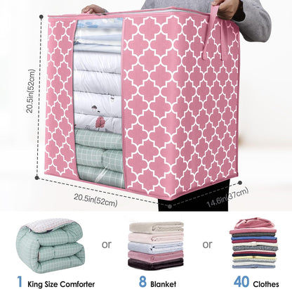 Storage Bags 3 Pack 100L Clothes Organization and Storage Containers