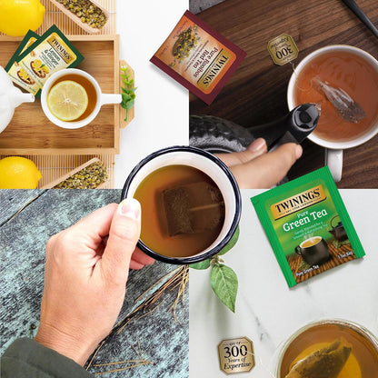 Twinings 48 Tea Bags Herbal Variety Pack – 12 Herbal Flavors, Caffeine-Free, Individually Wrapped, Perfect Tea for Any Occasion