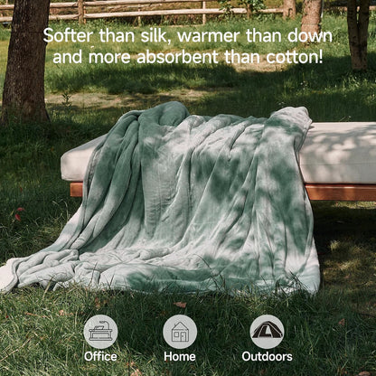 GOTCOZY Heated Throw Blanket, 50''X60'' - Soft Silky Plush Electric Blanket with 4 Heating Levels & 3 Hour Auto Off, ETL Certified, Machine Washable (Grey)