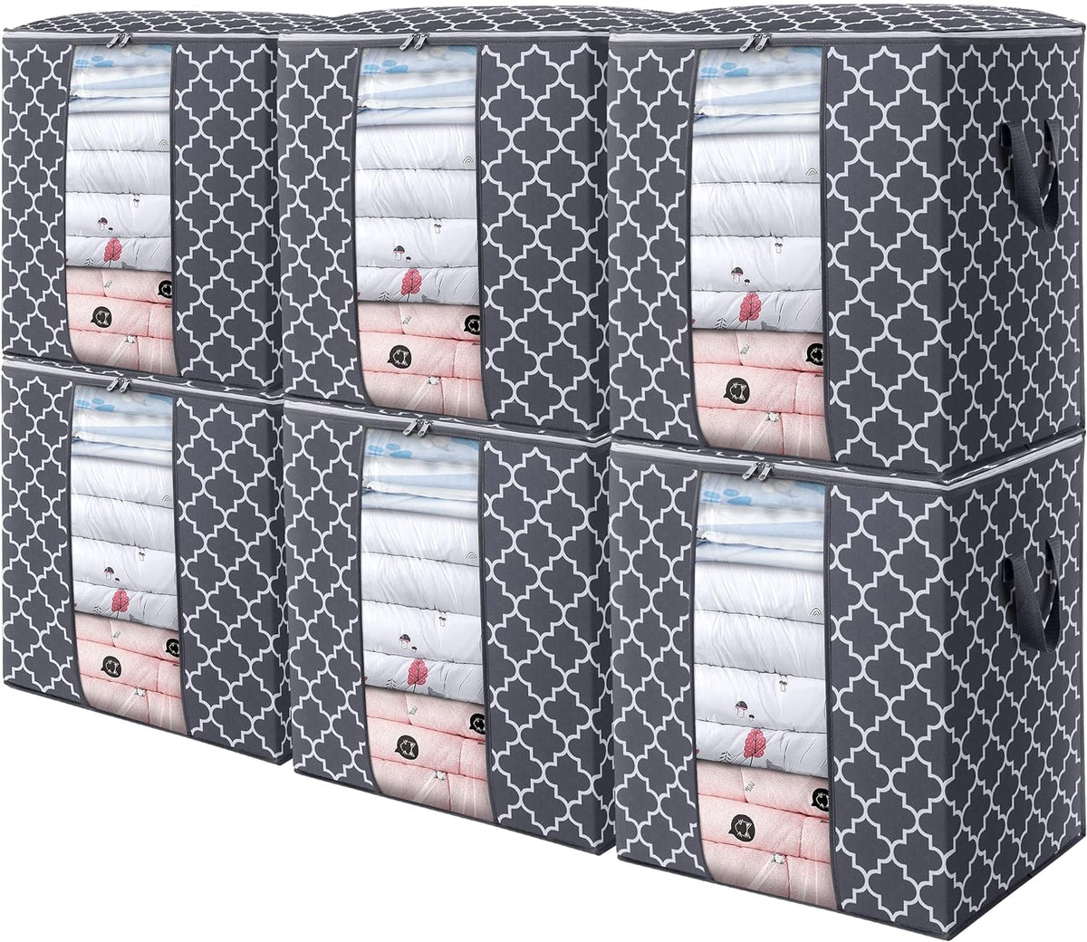 Storage Bags 3 Pack 100L Clothes Organization and Storage Containers