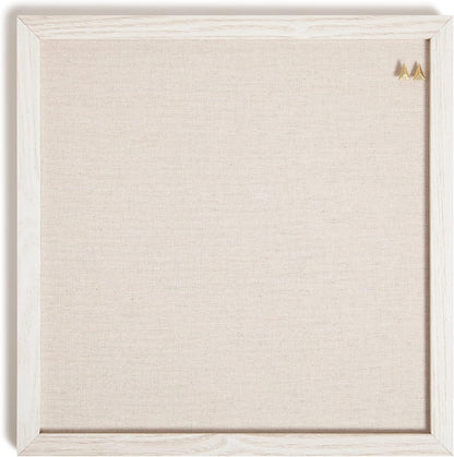 U Brands Rustic Weekly Dry Erase Board with White Wooden Frame, Office Supplies, 14” x 14”