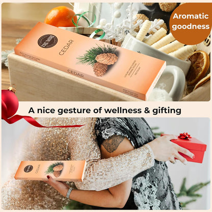 Hem Incense Sticks Variety Pack #23-120 Insence-Sticks (6 Incents x 20 Insense) + Incense Stick Holder with 6 Most Liked Scents Including Patchouli Dragons Blood White Sage Frankincense-Myrrh