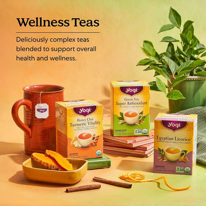 Yogi DeTox & Wellness Variety Pack, 16 Tea Bags (4 Pack)