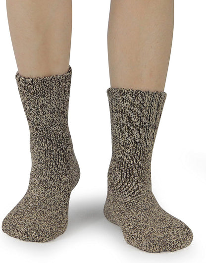 BenSorts Women's Winter Boots Socks Thick Warm Cozy Crew Socks Solid Color Gifts