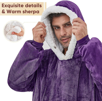 yescool Wearable Blanket Hoodie as Christmas Birthday Gifts for Women Mom - Colors B