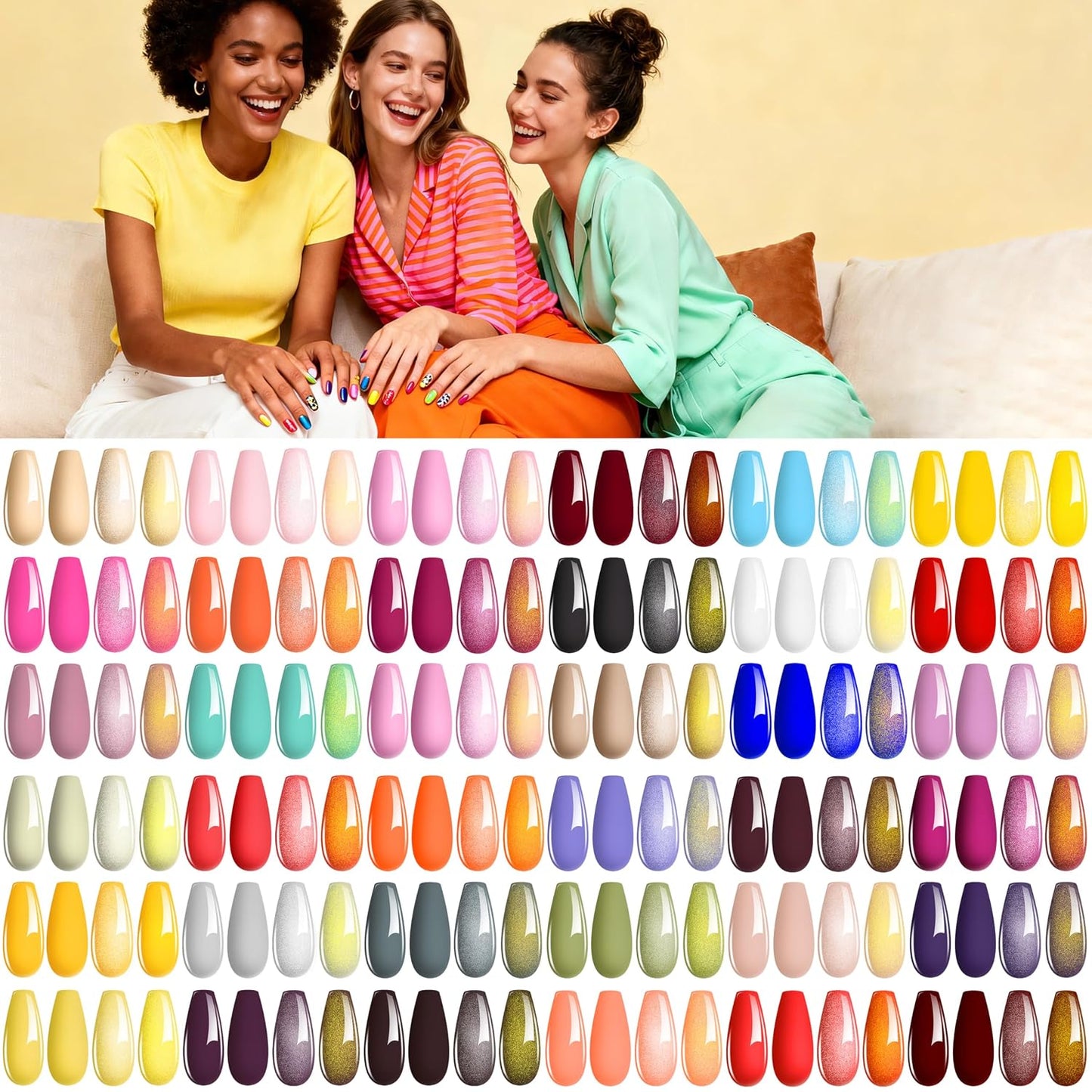 NAIL POLISH KIT with U V Lamp and Drill Starter Kit 36 Colors Gel Nail Polish Nail Art Gel Manicure Kit