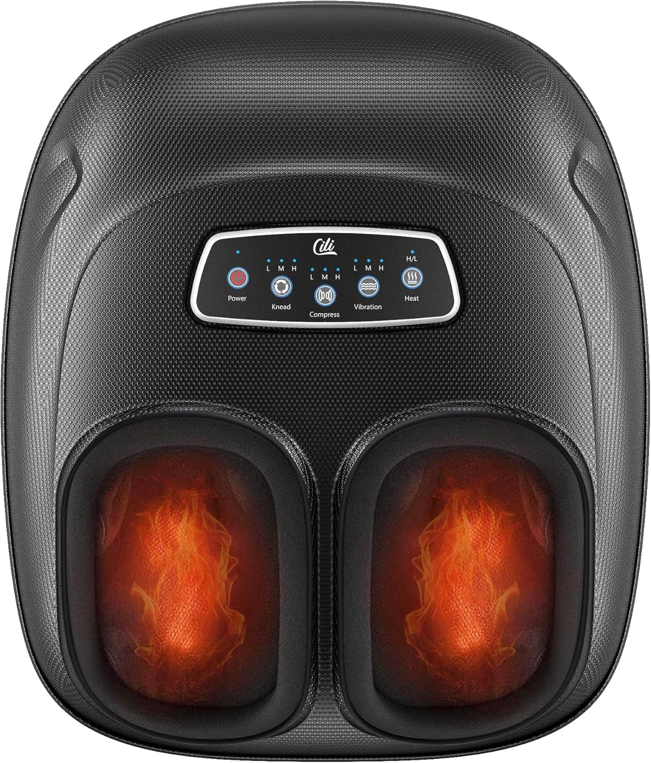 CILI Foot Massager with Heat, Shiatsu Foot Massager for Neuropathy & Plantar Fasciitis Relief, Gifts for Women Mom Dad,Heated Feet Massager with Deep Kneading,Compression,Vibration,FSA Eligible HSA