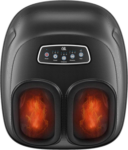 CILI Foot Massager with Heat, Shiatsu Foot Massager for Neuropathy & Plantar Fasciitis Relief, Gifts for Women Mom Dad,Heated Feet Massager with Deep Kneading,Compression,Vibration,FSA Eligible HSA