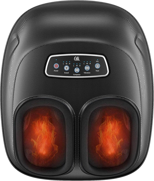 CILI Foot Massager with Heat, Shiatsu Foot Massager for Neuropathy & Plantar Fasciitis Relief, Gifts for Women Mom Dad,Heated Feet Massager with Deep Kneading,Compression,Vibration,FSA Eligible HSA