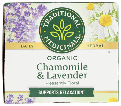 Traditional Medicinals Organic Chamomile Herbal Tea, 16 Count