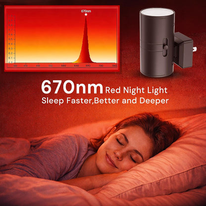 L LOHAS LED Night Light, Amber Nightlight, Dimmable Night Light, Light Sensor, Yellow Nightlight, 0-100LM, Sleep Light for Kids, Soft & Warm Light for Bedroom, Bathroom, 2 Pack