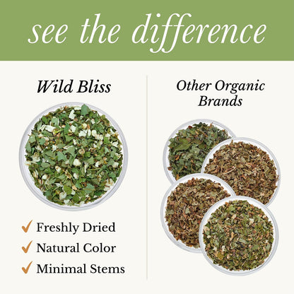 Wild Bliss Organic Hawthorn Leaf and Flower Tea, 75 Tea Bags