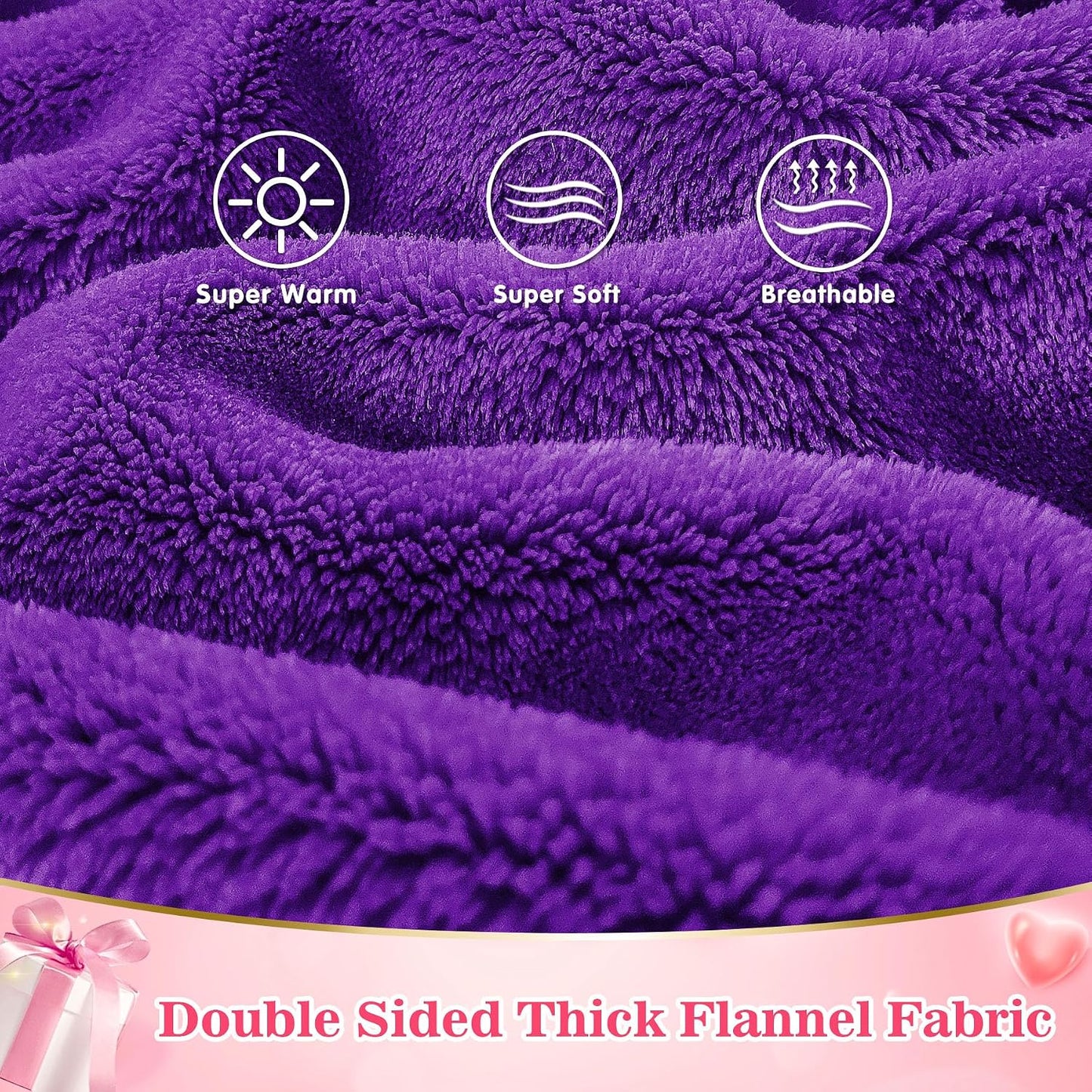 Waitu Wearable Blanket Sweatshirt Gifts for Women and Men, Warm and Cozy Giant Blanket Hoodie, Thick Flannel Blanket with Sleeves and Giant Pocket - Dark Gray