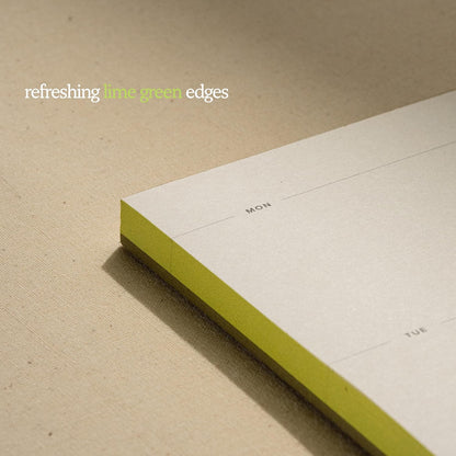 Daily To-Do List Notepad – Desk Pad for Work and Study, Minimal, 8.25x5.85 Inches