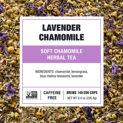 Tiesta Tea Lavender Chamomile Herbal Tea Loose Leaf Calming Blend 8oz