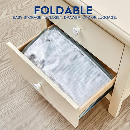 80L Clear Large Storage Bag for Clothes Comforters Blankets Pillows Bedding