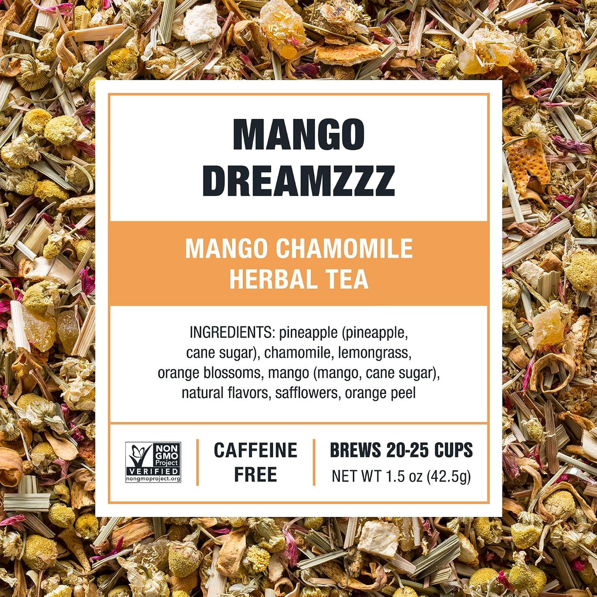 Tiesta Tea Mango Dreamzzz Chamomile Loose Leaf Herbal Tea 1.5oz