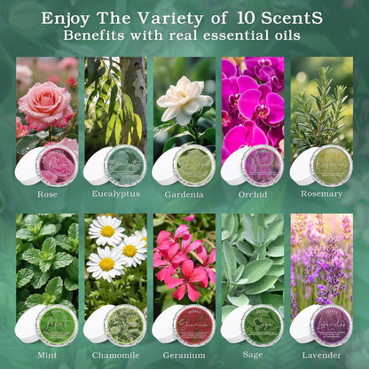 Shower Steamers Aromatherapy Birthday Gifts for Women - 10 Pack,Gifts for Wife Mothers Daughter Sister Stress Relief & Deep Relaxation Self Care Home Spa Essential
