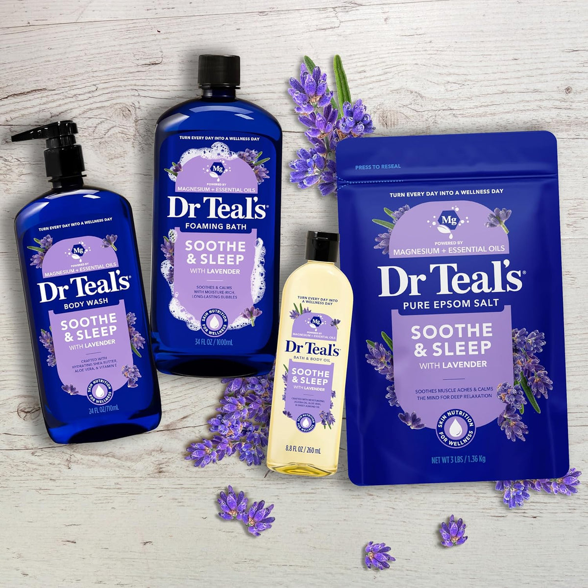 Advanced Dr. Teals Lavendar Scented Epsom Salt, 48 oz