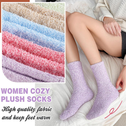 EBMORE Womens Fuzzy Socks Slipper Fluffy Cozy Comfy Cabin Plush Warm Winter Sleep Home Soft Socks