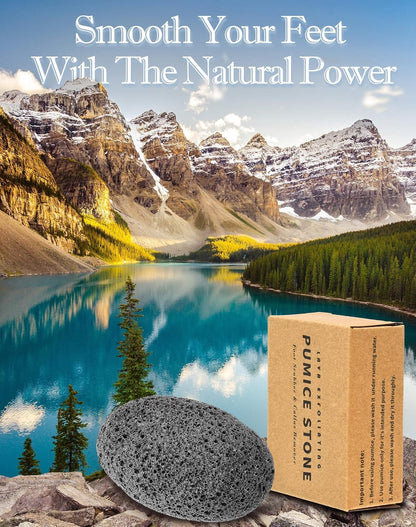 Maryton Foot Pumice Stone for Feet Hard Skin Callus Remover and Scrubber (Pack of 4) (Blue)