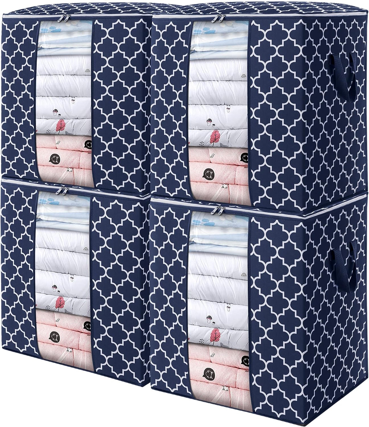 Storage Bags 3 Pack 100L Clothes Organization and Storage Containers