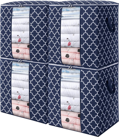Storage Bags 3 Pack 100L Clothes Organization and Storage Containers