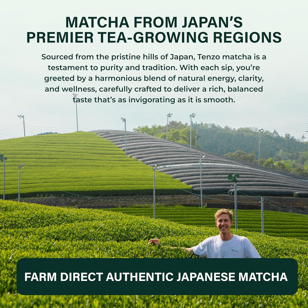 Tenzo Matcha Green Tea Powder - Matcha Powder USDA Organic Premium Grade - Kosher - Authentic Japanese Matcha Tea - Original Matcha Latte Powder - BetterBoost (1.06 Ounce)