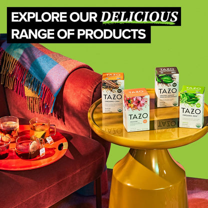 TAZO Organic Zen Green Tea Bags, 96 Total Tea Bags (16ct - Pack of 6)
