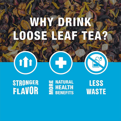 Tiesta Tea - Cherry Punch, Loose Leaf, Sweet Cherry Herbal Tea, 2oz