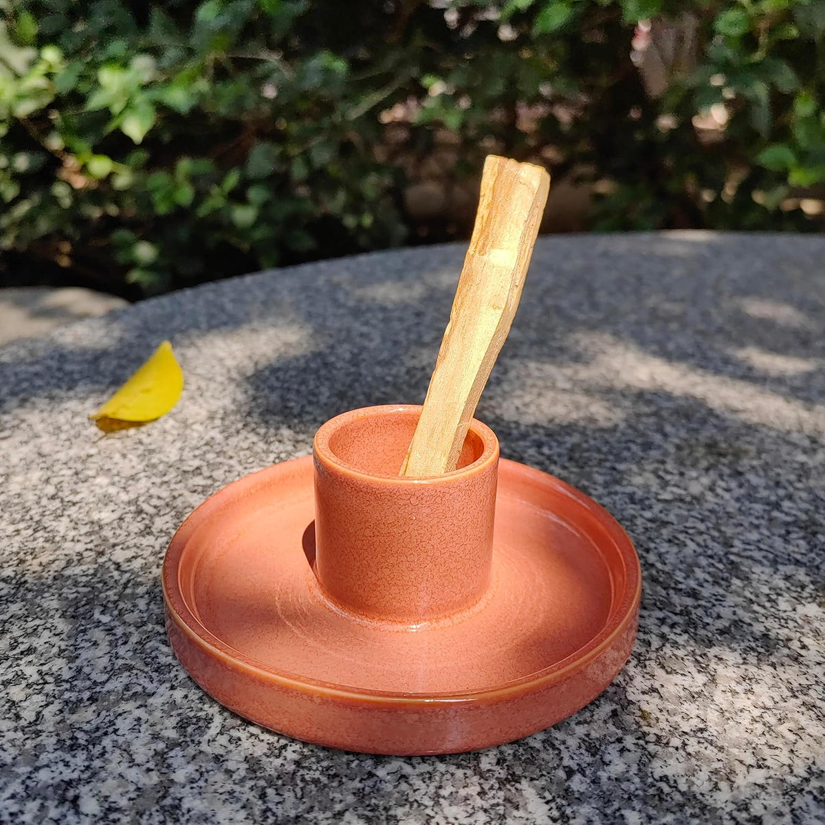 Palo Santo Holder, Ceramic Incense Burner for Palo Santo Wood or Scented Incense Stick, Beige