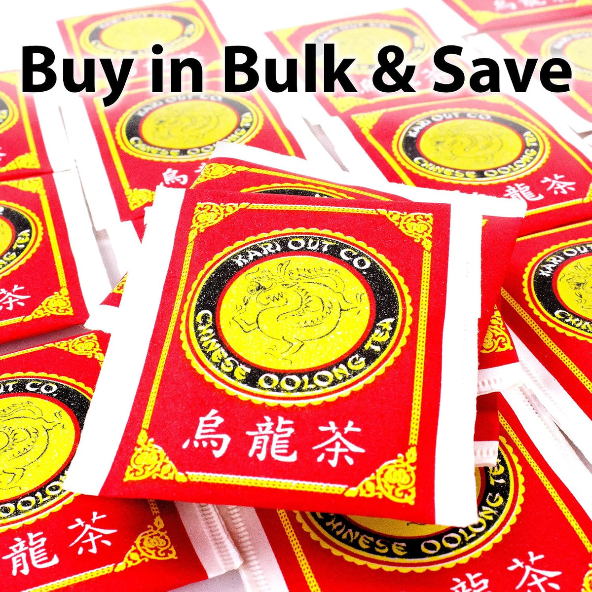 Authentic Restaurant-Grade Oolong Tea Bags, Premium Chinese Tea Sachets for Hot or Iced Caffeinated Drinks, Semi-Fermented Drink for Detox, Health, Diet and Energy, 9.6 Ounce (Pack of 150).
