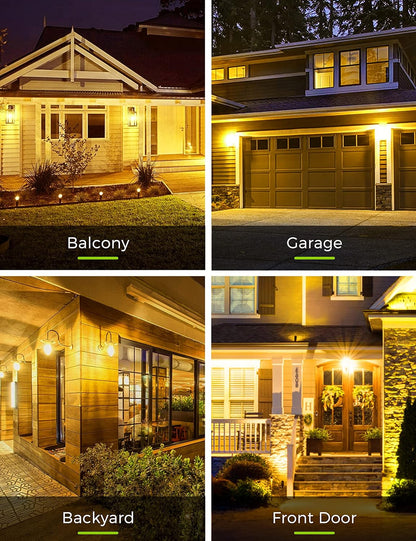 L LOHAS LED Sleep aid Amber Light Bulbs, Blue Light Blocking, A19 9W(60 Watt Equivalent) Dim Light Bulbs, 1800K Warm Light Bulb, E26 Base, 2 Pack