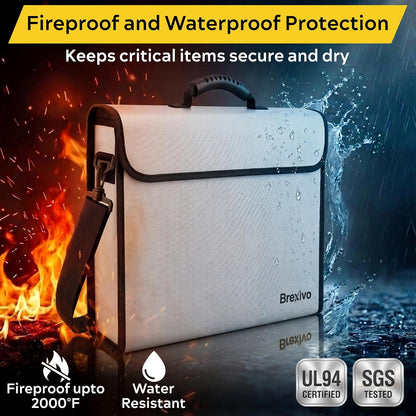 Fireproof Document Bag - Fireproof Box [Thermal Insulated] Fireproof Safety