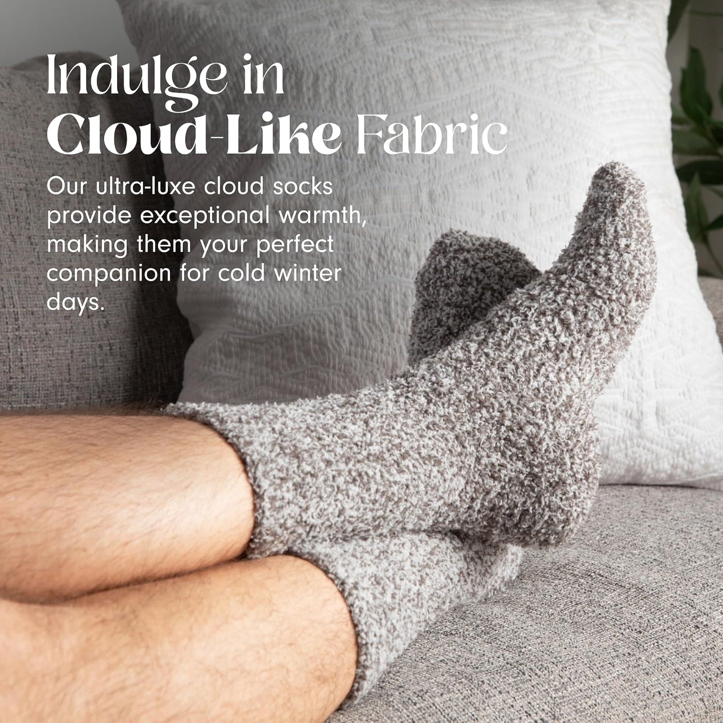 Unboxme Gifts Warm & Cozy Ultra-Luxe Cloud Sock, Gift for Women & Men