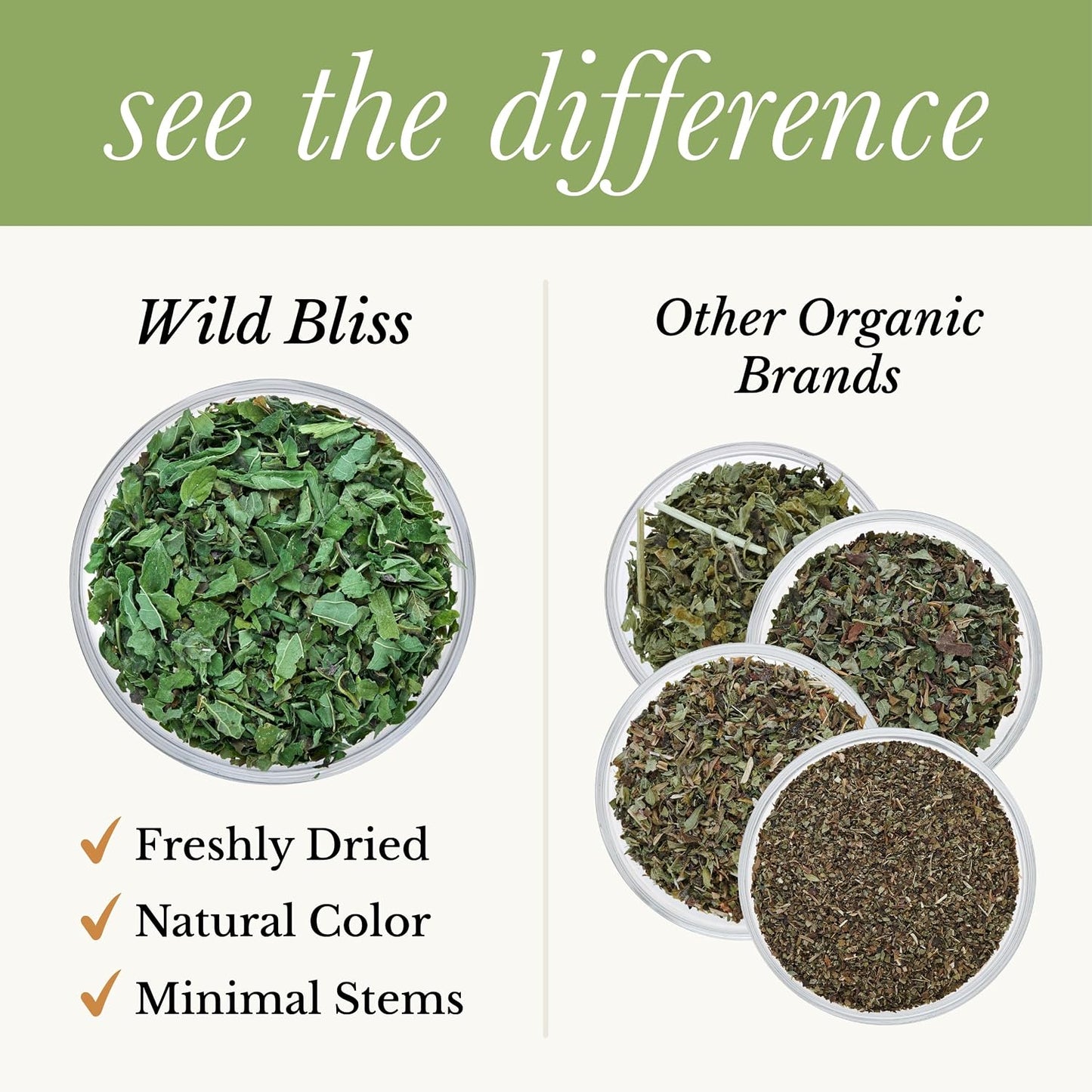 Organic Lemon Balm Tea - Caffeine Free Loose Leaf Herbal Tea - Pharmacopoeia Potency - 25 Servings