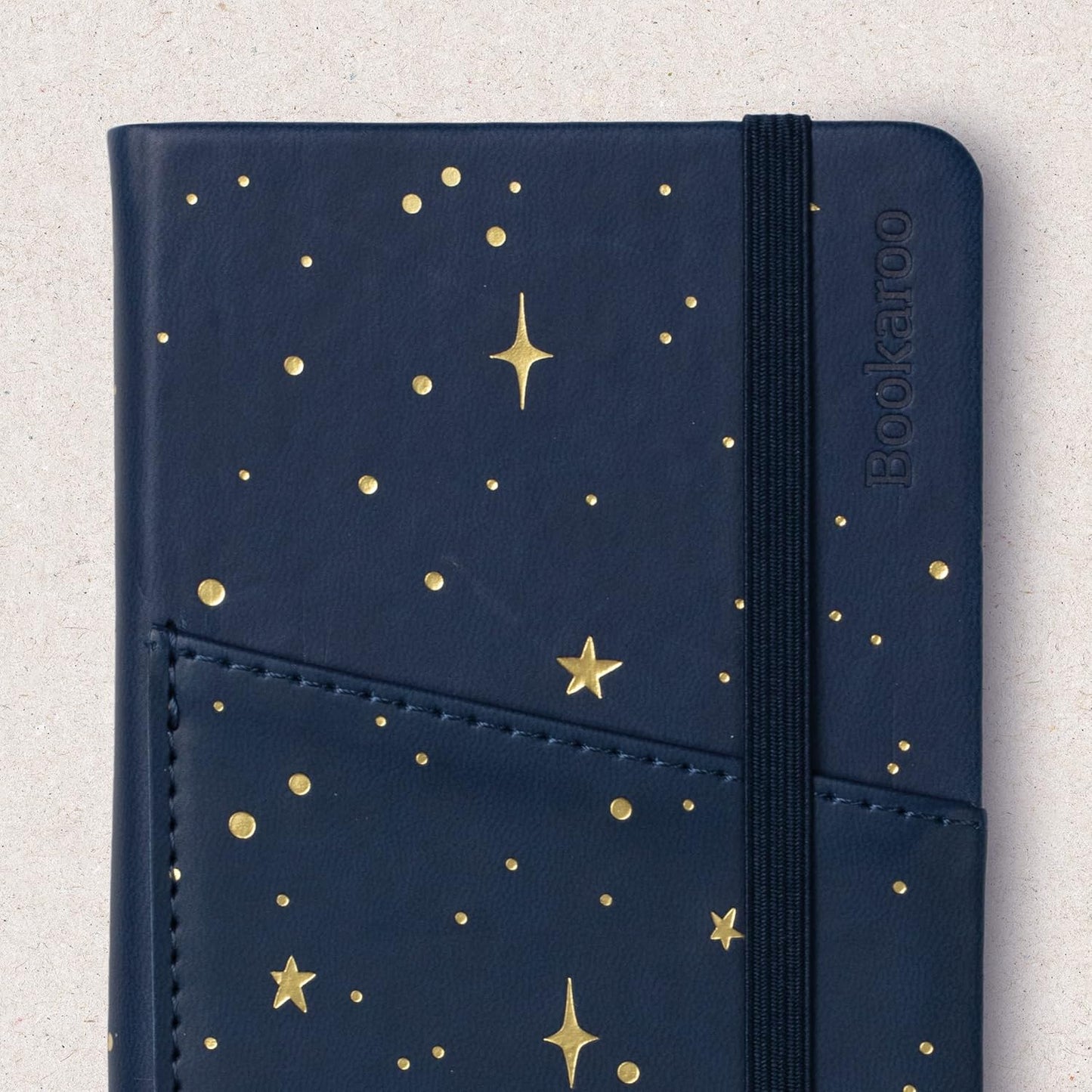 IF Compact Book Light - Moon & Stars, Dark Blue/Gold