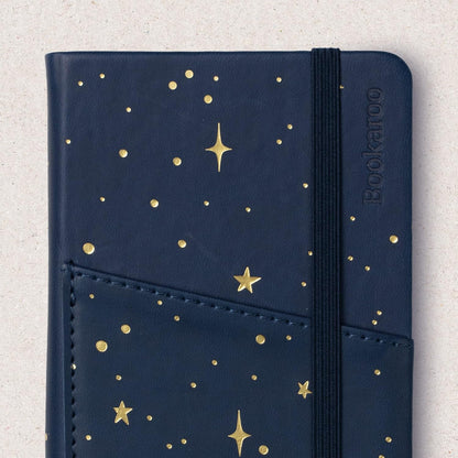 IF Compact Book Light - Moon & Stars, Dark Blue/Gold